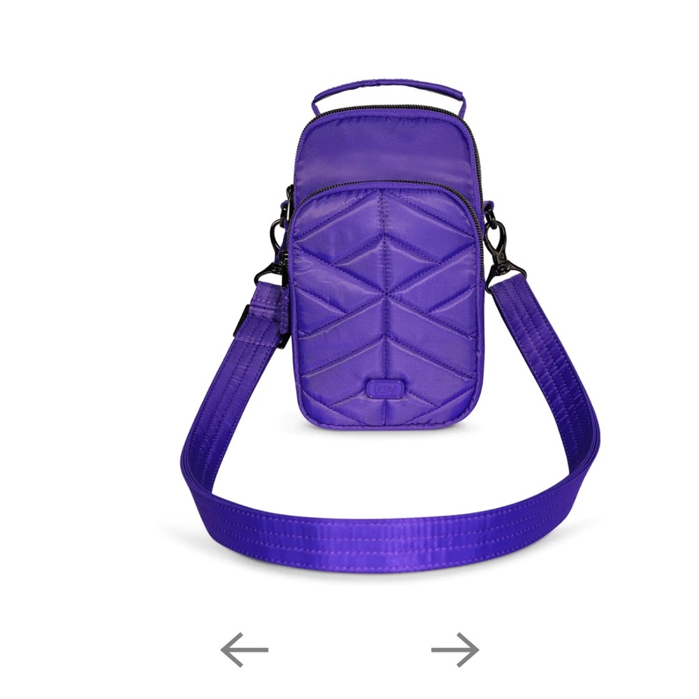 Purple Lug Crossbody Bag